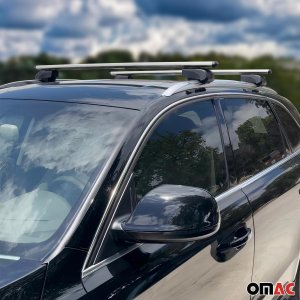 Audi Q7 Roof Rack Cross Bars - Omac - Boldbar V2 - Gray - '07-'15